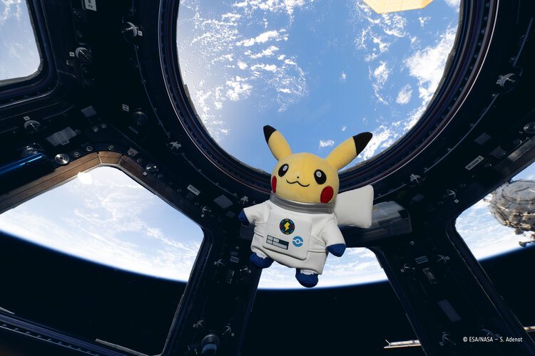 La ESA y The Pokémon Company International lanzan una exposición europea para fomentar la exploración espacial